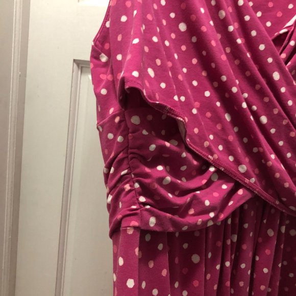 Lands End wrap-look dress - Picture 5 of 6